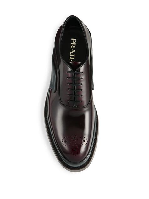 prada oxford second hand|prada leather oxfords.